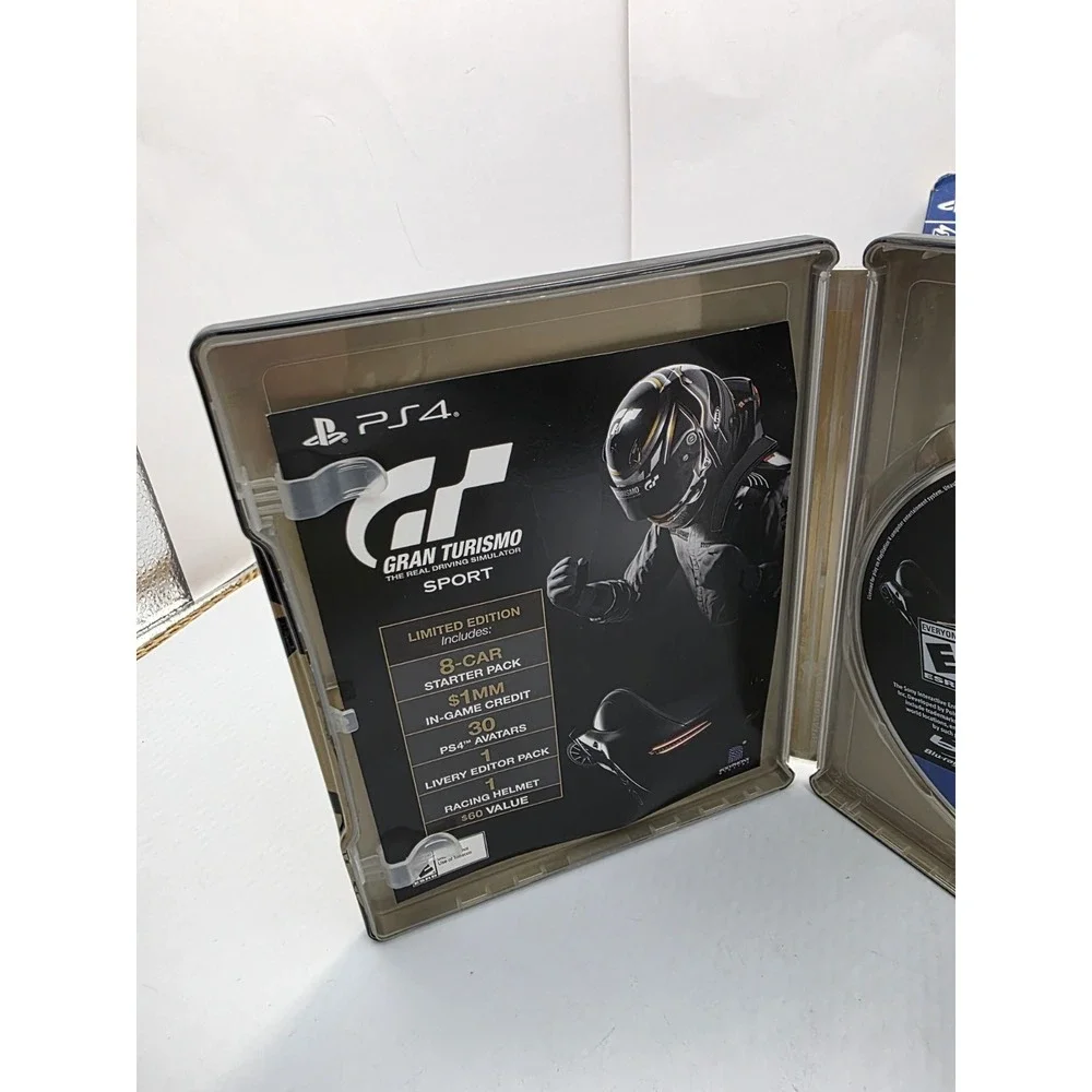 Gran‎ Turismo Sport Limited Steelbook Edition PS4 PlayStation 4 Complete